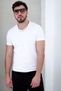 Remera lisa escote en V